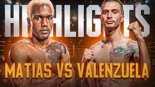 Subriel Matias vs Gabriel Valenzuela HIGHLIGHTS & KNOCKOUTS | BOXING K.O FIGHT HD