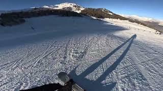 Testing the GoPro hero 13 - snowboarding in Pila, Italy.