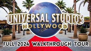 Universal Studios Hollywood - 2024 FULL Walkthrough + Rides | 4K 60FPS POVs