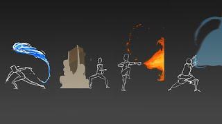 Avatar Element Animation