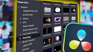 Streamlining Your Process: POWER BINS for DaVinci Resolve 18 Users