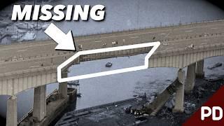 Section of Bridge Unexpectedly Plunges 70 Feet Into River | Plainly Difficult