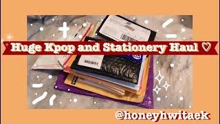  huge kpop and stationery haul  (ateez, nct, exo, etc.)