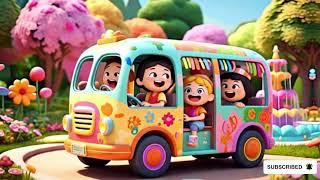 [ 1 MINUTE LOOP]  Wheels on the Bus – Giggle Rhymes  Unique Remixed Sounds Variations
