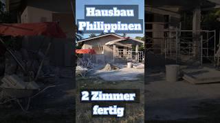 Hausbau Philippinen, 2 Zimmer fertig verfliest. #auswandern #philippinen #philippinevlogger