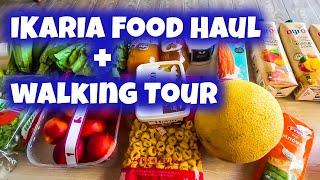 Ikaria Grocery Food Haul + Walking Tour of Blue Zone Village of Karavostamo