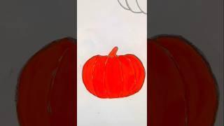 Pumpkin Coloring #pumpkin #youtube  #art #coloring #drawing #shorts #trending #painting