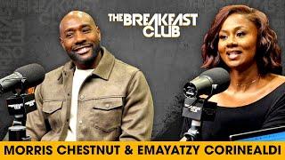 Morris Chestnut & Emayatzy Corinealdi Talk 'Reasonable Doubt', Sex Symbol Status, Female Leads +More