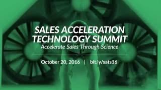 Sales Acceleration Technology Summit 2016 Teaser - #SalesSummit