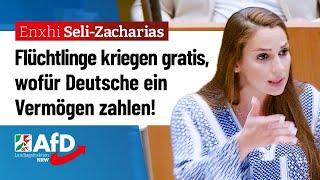 Flüchtlinge kriegen gratis, wofür Deutsche ein Vermögen zahlen! – Enxhi Seli-Zacharias (AfD)