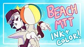 Beach Time Mettaton - Ink + Color Process
