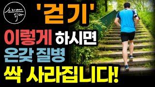 KBS [생로병사의 비밀]에서 20년에 걸쳐 밝혀낸 걷기의 놀라운 효능! / 이렇게 걸으세요! 온갖 질병 싹 사라집니다! / 걷기의 힘 / 책읽어주는여자 SODA's 건강 오디오북