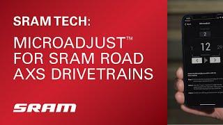 MicroAdjust™️ for SRAM Road AXS Drivetrains