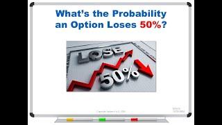 What’s the Probability an Option Loses 50%?