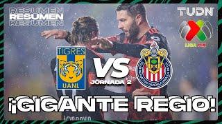 HIGHLIGHTS | Tigres vs Chivas | Liga Mx - CL2024 J2 | TUDN