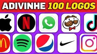 ADIVINHE A MARCA PELO LOGO | 100 LOGOS FAMOSOS! APENAS 5% ACERTAM TUDO