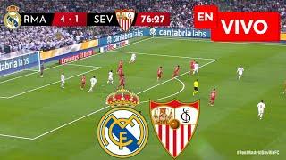  REAL MADRID VS SEVILLA PARTIDO EN VIVO / LIGA ESPAÑOLA - JUEGA MBAPPE