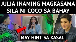 FIRST TIME TO! JULIA MONTES INAMING NAGSASAMA NA SILA NI COCO SA BAHAY | PLANO SA KASAL