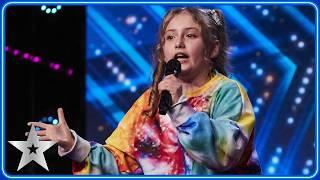 9-year-old POWERHOUSE Immi Davis has us SPELLBOUND | Unforgettable Audition | Britain's Got Talent