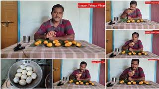 Boiled Eggs Eating Challenge Telugu|Eating Challenge |Eating Show|Ismart Telugu Vlogs