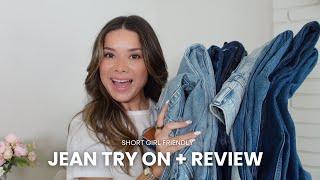 Jean Collection Try On + Review | PETITE & SHORT jeans | Abercrombie, Agolde, ANINE BING, Levi's