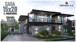 House Design | Modern House Design | 15x20m 2 Storey | 4 Bedrooms