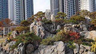 아산탕정역 주벽 아파트내 아름다운 공원