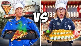 QUEM FIZER O MELHOR RESTAURANTE DO SEU PAÍS VENCE! - MENINOS VS MENINAS!