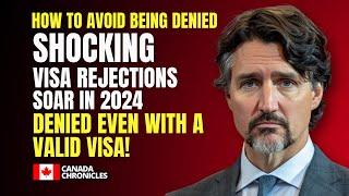 Shocking Visa Rejections Surge! How to Avoid Being Denied | Canada Immigration 2024