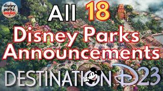 ALL Destination D23 Announcements - NEW Test Track, Indiana Jones coming to Walt Disney World