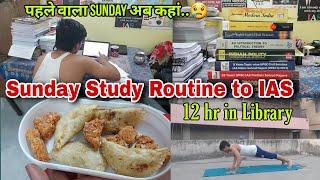 12 hr Sunday Study Routine upsc aspirant | Delhi UPSC Study Vlog| UPSC Study Vlog|Sunday Study Vlog