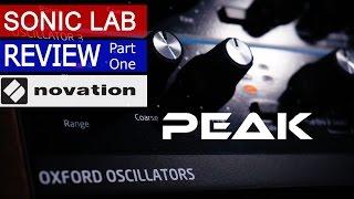 Novation Peak - Osc and Filter - SonicLAB Review (Part 1)