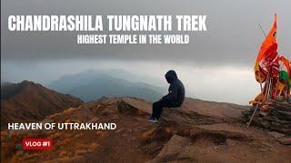 Chopta Chandershila Tungnath Trek in Uttarakhand - WORLD HIGHEST LORD SHIVA TEMPLE  -TRAVEL Vlog