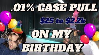 .01% Insane Pull on my birthday :) | CSGObig