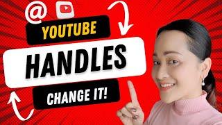 [New!] DO THIS to Change your YouTube HANDLES! | Custom URL