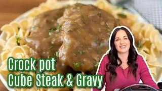 Unbelievable Crock Pot Cube Steak and Gravy Recipe