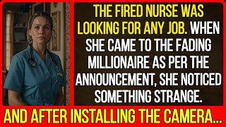 When the nurse set up cameras in the millionaire's home, she couldn't believe her eyes ...