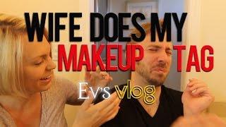 Wife Does My Makeup TAG! - Peter & Evynne Hollens