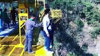 Bungee jumping in Rishikesh  / 83 metres