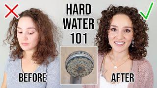 Hard Water 101 - How to Remove Hard Water Buildup on Curly Hair