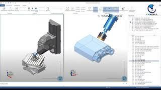 NC2Check for Mastercam - NC Code Simulation - DMC100 |CAM SPECIALIZE|