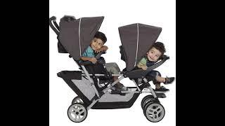 Graco DuoGlider Double Stroller | Lightweight Double Stroller with Tandem Seating, Glacier