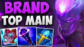 BRAND TOP MAIN FULL CHALLENGER GAMEPLAY | CHALLENGER BRAND TOP GAMEPLAY | Patch 14.23 S14