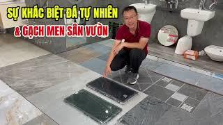 Sự khác biệt giữa đá tự nhiên lát sân vườn và gạch men lát sân (phần 2)