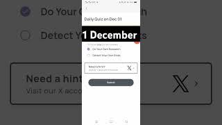 1 December Xenea wallet quiz answers Xenea Wallet Today Answer Voucher Code