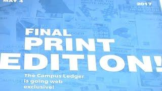 The Campus Ledger's Final Print Edition