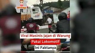 VIRAL! Aksi masinin jajan ke warung saat kereta berhenti