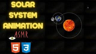 Code Your Own Space Clock! HTML & CSS Solar System Animation [Relaxing ASMR]