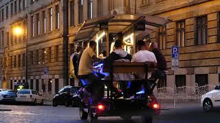 Beer bike in Prague