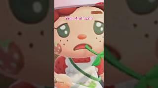 Animal Crossing through the years… 2020-2024 | ACNH | new horizons | look a strawberry!